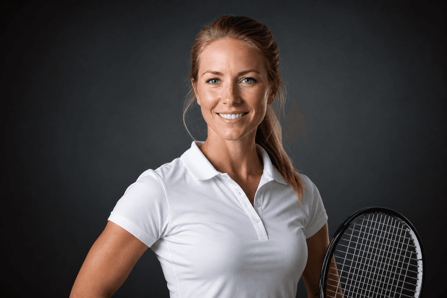 Tennis coach portrait